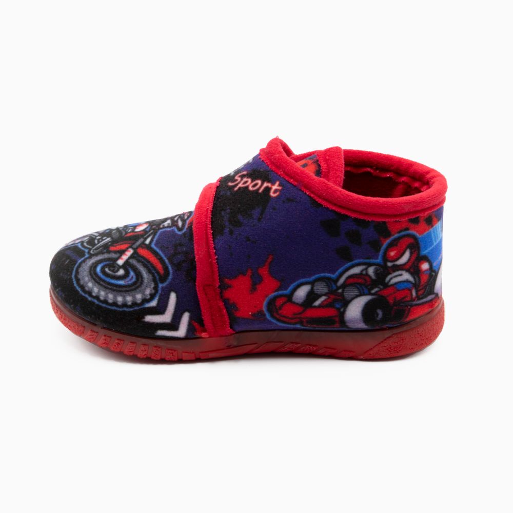 Zapatilla de niño moto