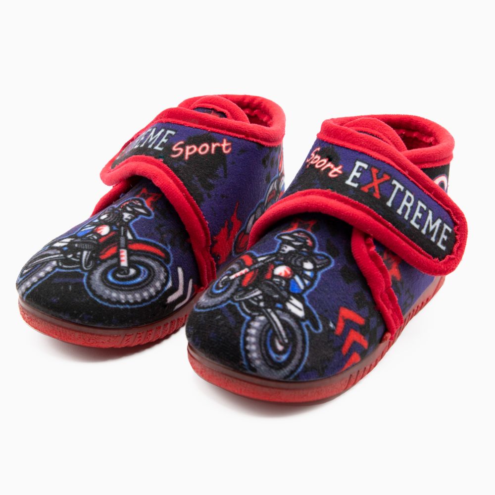 Zapatilla de niño moto