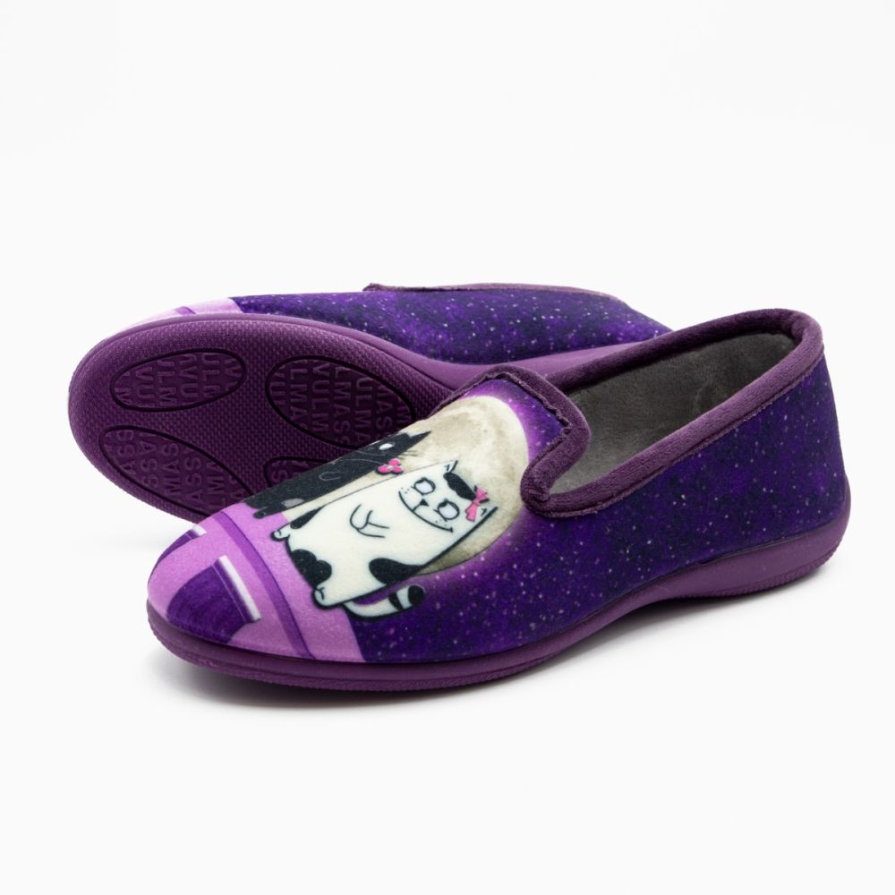 Zapatilla gatos enamorados
