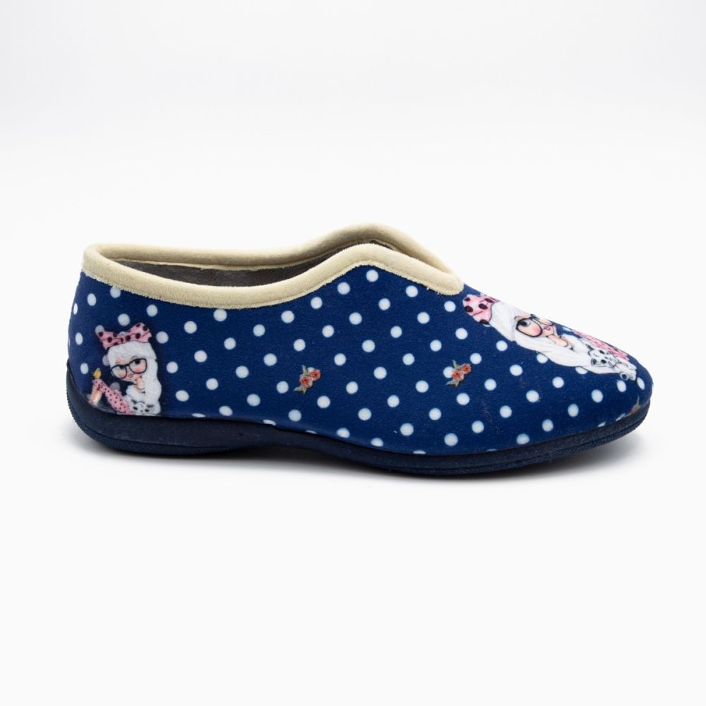 Zapatilla Inglesa niña lunares