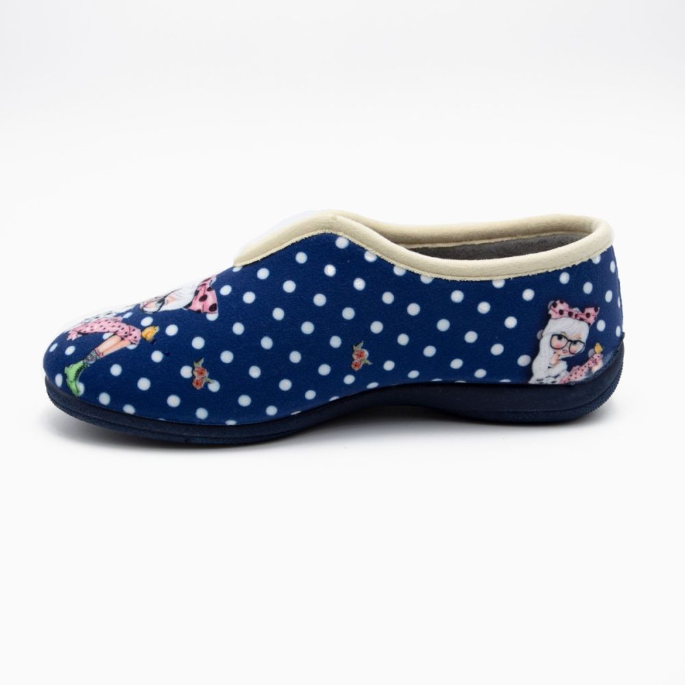 Zapatilla Inglesa niña lunares